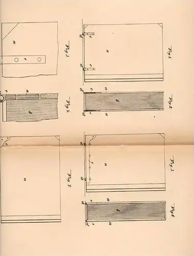 Original Patentschrift - Max Rückert in Steinach S.-M., 1905 , Deckelbeschlag für Bücher , Beschlag !!!
