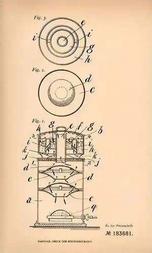 Original Patentschrift - W. Gaskell in Millgate , Wigan , 1906 , Gasheizofen , Heizung , Ofen !!!