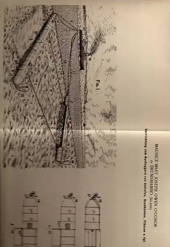 Original Patentschrift - M. O`Conor in Drumshanbo ,1898 , Excavators for rivers, sand bars, shoals, harbor , Irland !!!