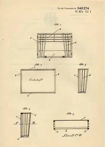 Original Patentschrift - W. Ludwig in Treysa b. Schwalmstadt , 1931 , Photographie , photographische Rückwand !!!