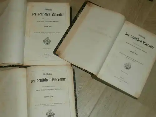 Deutsche Literatur , 1856 , Franz Weinkauff Sammlung , mit Autograph , 1.-3 Band !!!