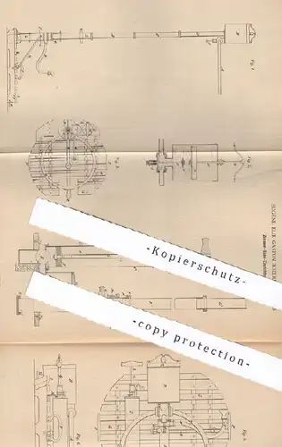 original Patent - Eugène Elie Gaston Bozerian , Paris , Frankreich , 1880 , Zimmer Badeeinrichtung | Dusche , Wasserbad