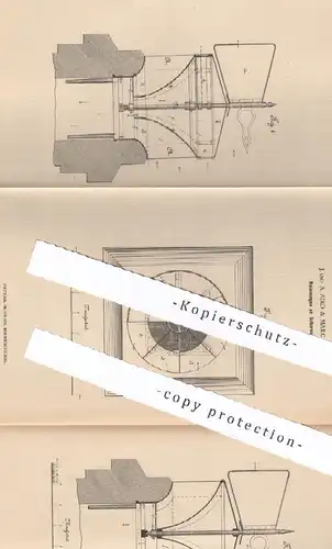 original Patent - J. und A. Aird & Marc , Berlin , 1879 , Schornsteinkappe | Schornstein Kappe | Esse , Schornsteinfeger