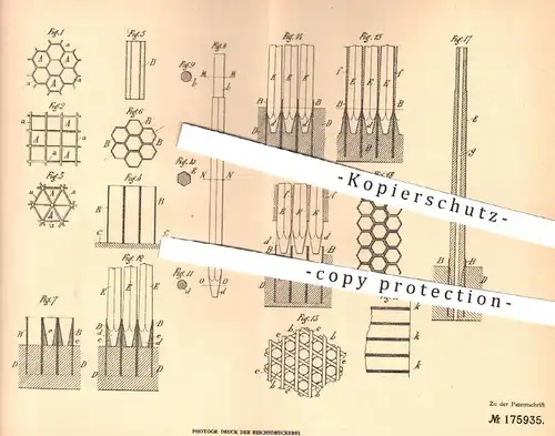 original Patent - Dr. Henry Gilardoni , Henri Leriche , Paris , 1904 , Form zur Herstellung von Radiatoren | Radiator !