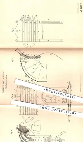 original Patent - Friedrich Ring , Leipzig , 1894 , Haartrockner | Fön , Haare , Friseur , Frisör , Frisur , Trockner !