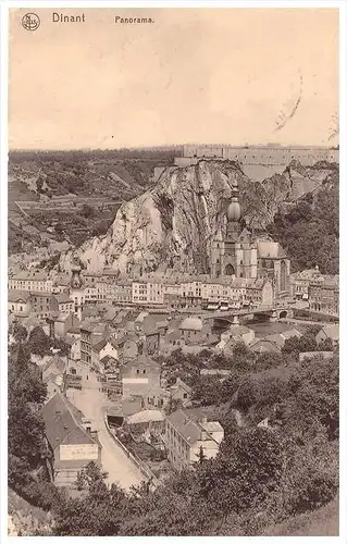 Dinant , 1916 , Panorama , Feldpost , Landwehr Inf. Rgt 77 , 6. Kompanie , 111 Inf. Division , Landsturm !!!