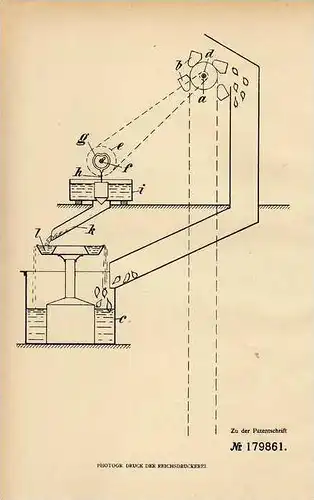 Original Patentschrift - A. Müller in Hohenau , 1905 , Desinfektionsapparat für Zuckerrüben Schneidmaschine !!!