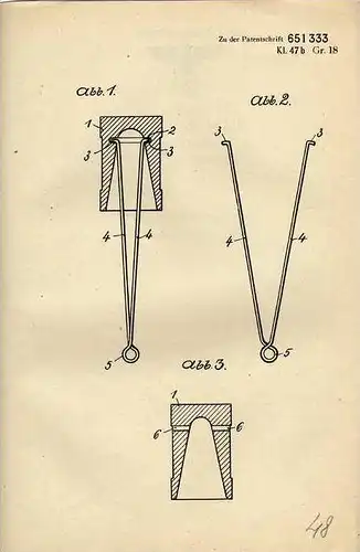 Original Patentschrift - H.C. Weihe in Chemnitz , Zugstange für Kolben , 1936 , Automobile !!!