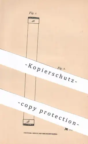 original Patent - Karl Fr. Töllner , Bremen , 1906 , Karl Fr. Töllner , Glas zur Aufbewahrung | Gläser , Glaszylinder