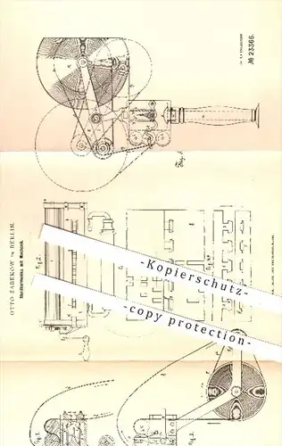 original Patent - Otto Zabekow in Berlin , 1882 , Mundharmonika mit Mechanik | Harmonika , Musikinstrument , Musik !!!