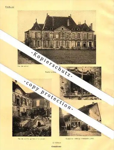 Photographien / Ansichten , 1933 , Grandcour , Broye-Vully , Prospekt , Architektur , Fotos !!!