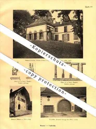Photographien / Ansichten , 1933 , Cudrefin , Broye-Vully , Montet , Grandcour , Prospekt , Architektur , Fotos !!!