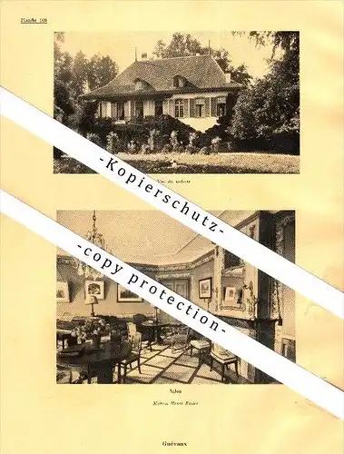 Photographien / Ansichten , 1933 , Guévaux , Vully-les-Lacs , Prospekt , Architektur , Fotos !!!