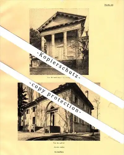 Photographien / Ansichten , 1933 , Avenches , Prospekt , Architektur , Fotos !!!