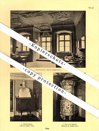 Photographien / Ansichten , 1924 , Chur , Haus von Schwartz auf dem Sand , Prospekt , Architektur , Fotos !!!