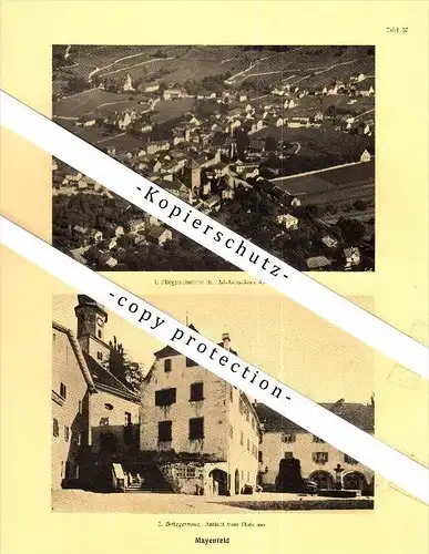 Photographien / Ansichten , 1924 , Chur , Plantahaus , Roßstrasse , Casparis , Prospekt , Architektur , Fotos !!!