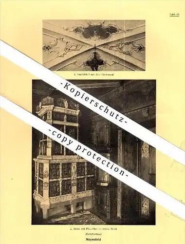 Photographien / Ansichten , 1924 , Mayenfeld / Maienfeld , Region Landquart , Prospekt , Architektur , Fotos !!!
