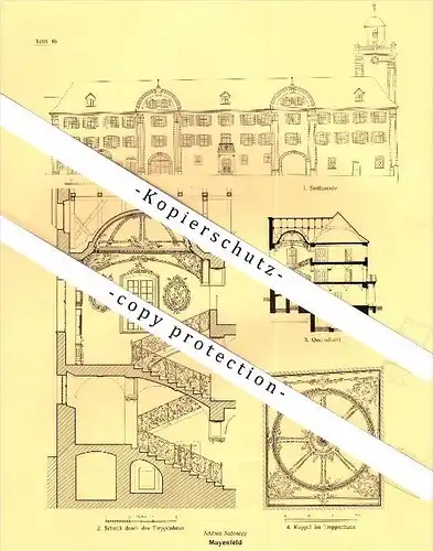 Photographien / Ansichten , 1924 , Mayenfeld / Maienfeld , Region Landquart , Prospekt , Architektur , Fotos !!!