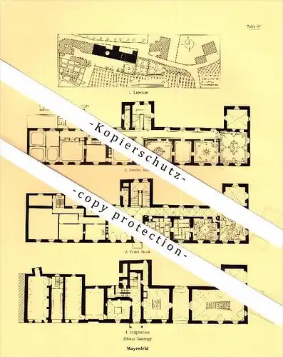 Photographien / Ansichten , 1924 , Mayenfeld / Maienfeld , Region Landquart , Prospekt , Architektur , Fotos !!!