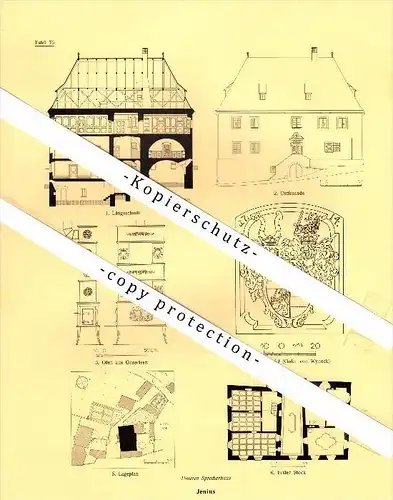 Photographien / Ansichten , 1924 , Jenins und Mayenfeld , Landquart , Prospekt , Architektur , Fotos !!!