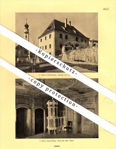 Photographien / Ansichten , 1924 , Jenins , Region Landquart , GR , Prospekt , Architektur , Fotos !!!