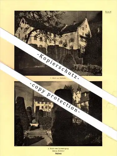 Photographien / Ansichten , 1924 , Malans , GR , Prospekt , Architektur , Fotos !!!