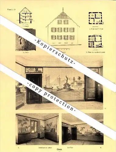Photographien / Ansichten , 1935 , Choëx , Val-d’Illiez , Champéry , Prospekt , Architektur , Fotos !!!