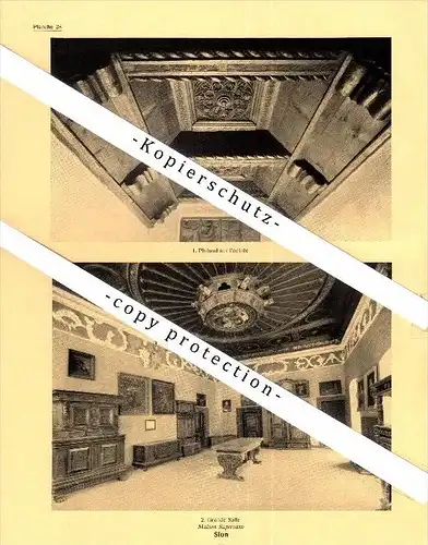 Photographien / Ansichten , 1935 , Sitten / Sion , Prospekt , Architektur , Fotos !!
