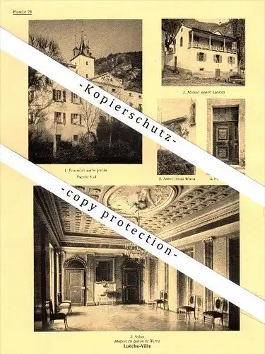Photographien / Ansichten , 1935 , Loèche Ville / Leukerbad , Prospekt , Architektur , Fotos