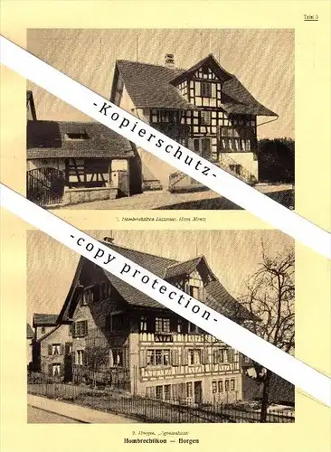 Photographien / Ansichten , 1927 , Hombrechtikon , Horgen , Lützelsee , Prospekt , Architektur , Fotos