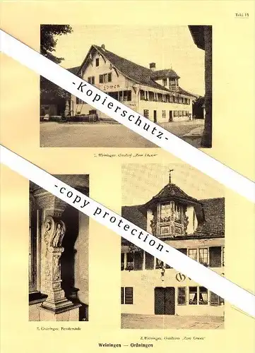 Photographien / Ansichten , 1927 , Stammheim , Benken , Weiningen , Grüningen , Prospekt , Architektur , Fotos !!!