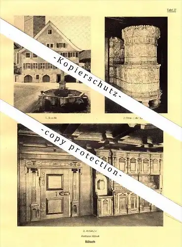 Photographien / Ansichten , 1927 , Regensberg , Bülach , Bez. Dielsdorf , Prospekt , Architektur , Fotos !!!