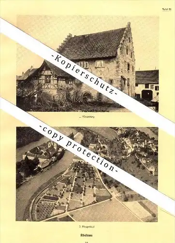Photographien / Ansichten , 1927 , Rheinau , Wellenberg , Haus zur Post , Prospekt , Architektur , Fotos !!!