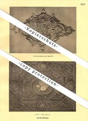Photographien / Ansichten , 1927 , Winterthur , Kloster Rheinau , Prospekt , Architektur , Fotos !!!