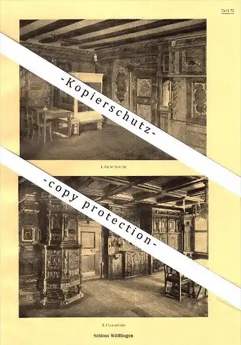 Photographien / Ansichten , 1927 , Schloss Girsberg , Wülflingen , Winterthur , Prospekt , Architektur , Fotos !!!