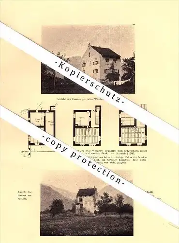 Photographien / Ansichten , 1910 , Altdorf , Haus zu allen Winden , Prospekt , Architektur , Fotos !!!