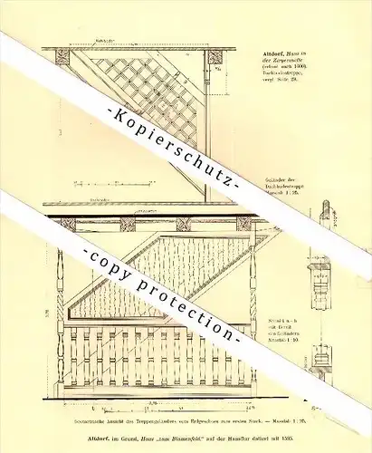 Photographien / Ansichten , 1910 , Altdorf , Haus Bessler , Spitalgasse , Prospekt , Architektur , Fotos !!!