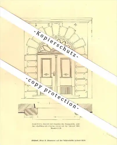 Photographien / Ansichten , 1910 , Altdorf , Haus E. Baumann , Schiesshütte , Prospekt , Architektur , Fotos !!!