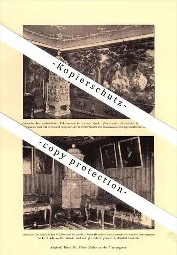 Photographien / Ansichten , 1910 , Altdorf , Haus Dr. Alban Müller , Herrengasse , Prospekt , Architektur , Fotos !!!