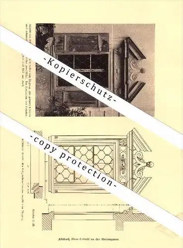 Photographien / Ansichten , 1910 , Altdorf , Haus Crivelli , Herrengasse , Prospekt , Architektur , Fotos !!!