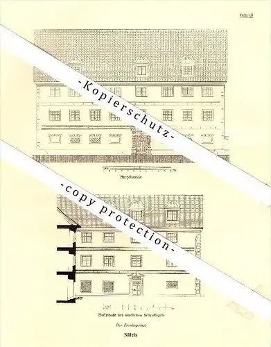 Photographien  / Ansichten , 1919 , Näfels , Der Freulerpalast , Prospekt , Fotos , Architektur !!!