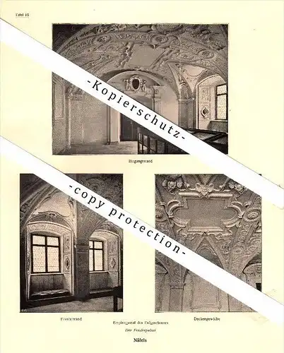 Photographien  / Ansichten , 1919 , Näfels , Der Freulerpalast , Prospekt , Fotos , Architektur !!!