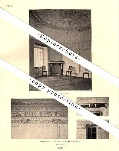 Photographien  / Ansichten , 1919 , Mollis , Haus Haltli , Prospekt , Fotos , Architektur !!!