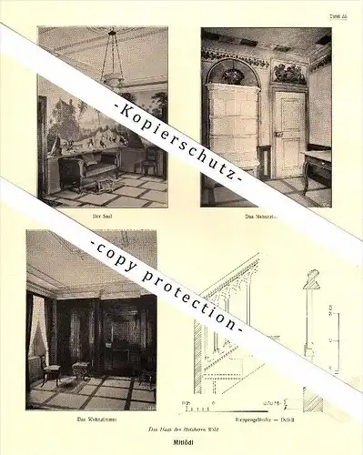 Photographien / Ansichten , 1919 , Ennenda , Mitlödi , Glarus und Schwanden , Prospekt , Fotos , Architektur !!!