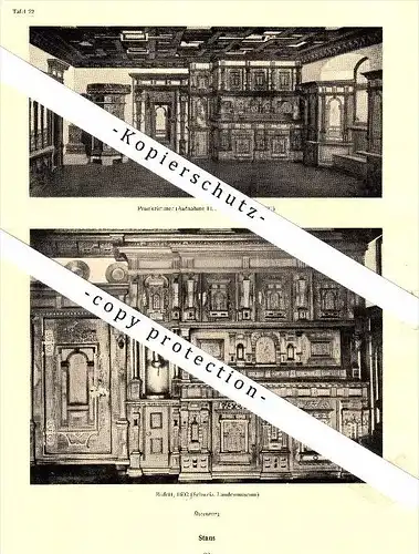 Photographien / Ansichten , 1937 , Stans , Rosenburg , Prospekt , Fotos , Architektur !!!