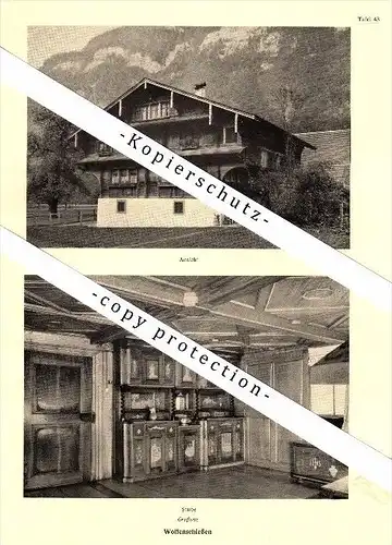 Photographien / Ansichten , 1937 , Wolfenschiessen , Brunnifeld , Prospekt , Fotos , Architektur !!!