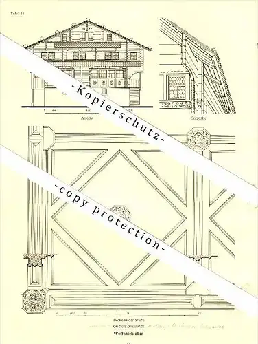 Photographien / Ansichten , 1937 , Wolfenschiessen , Brunnifeld , Prospekt , Fotos , Architektur !!!