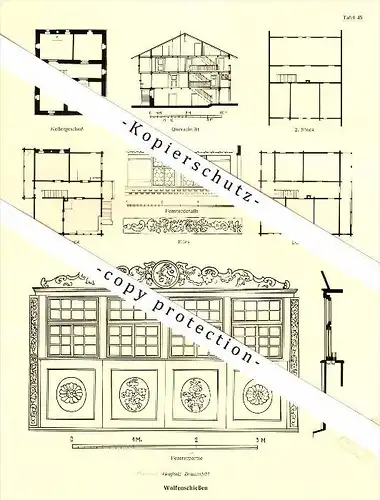 Photographien / Ansichten , 1937 , Wolfenschiessen , Brunnifeld , Prospekt , Fotos , Architektur !!!