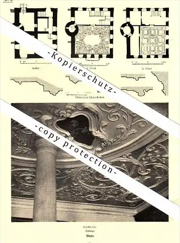 Photographien / Ansichten , 1937 , Stans , Rathaus , Prospekt , Fotos , Architektur !!!