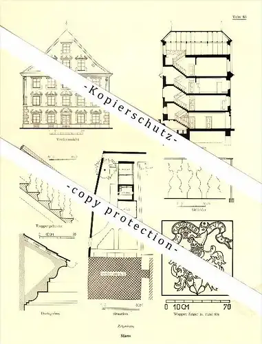 Photographien / Ansichten , 1937 , Stans , Zelgerhaus , Prospekt , Fotos , Architektur !!!